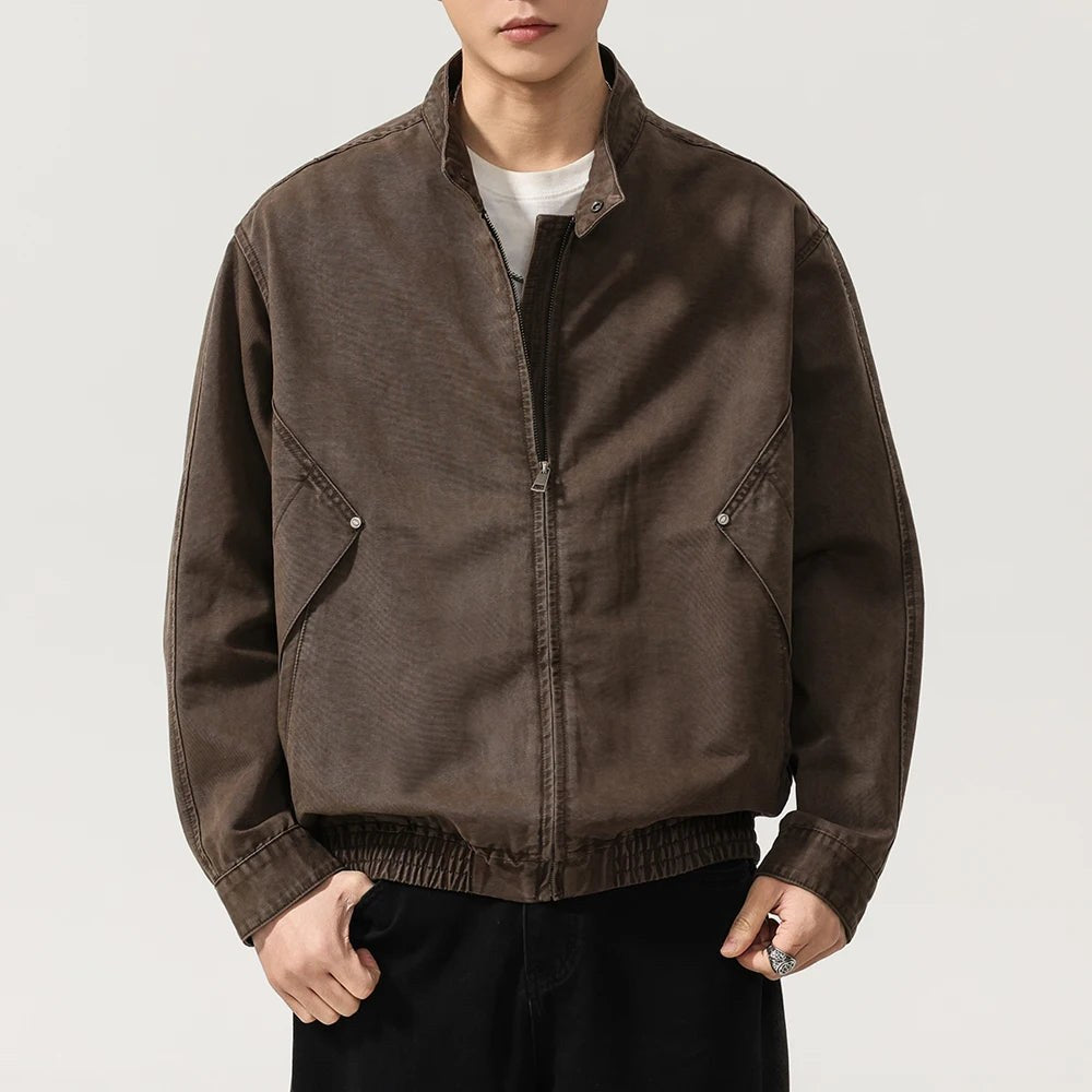 Leonardo spring washed cotton jacket