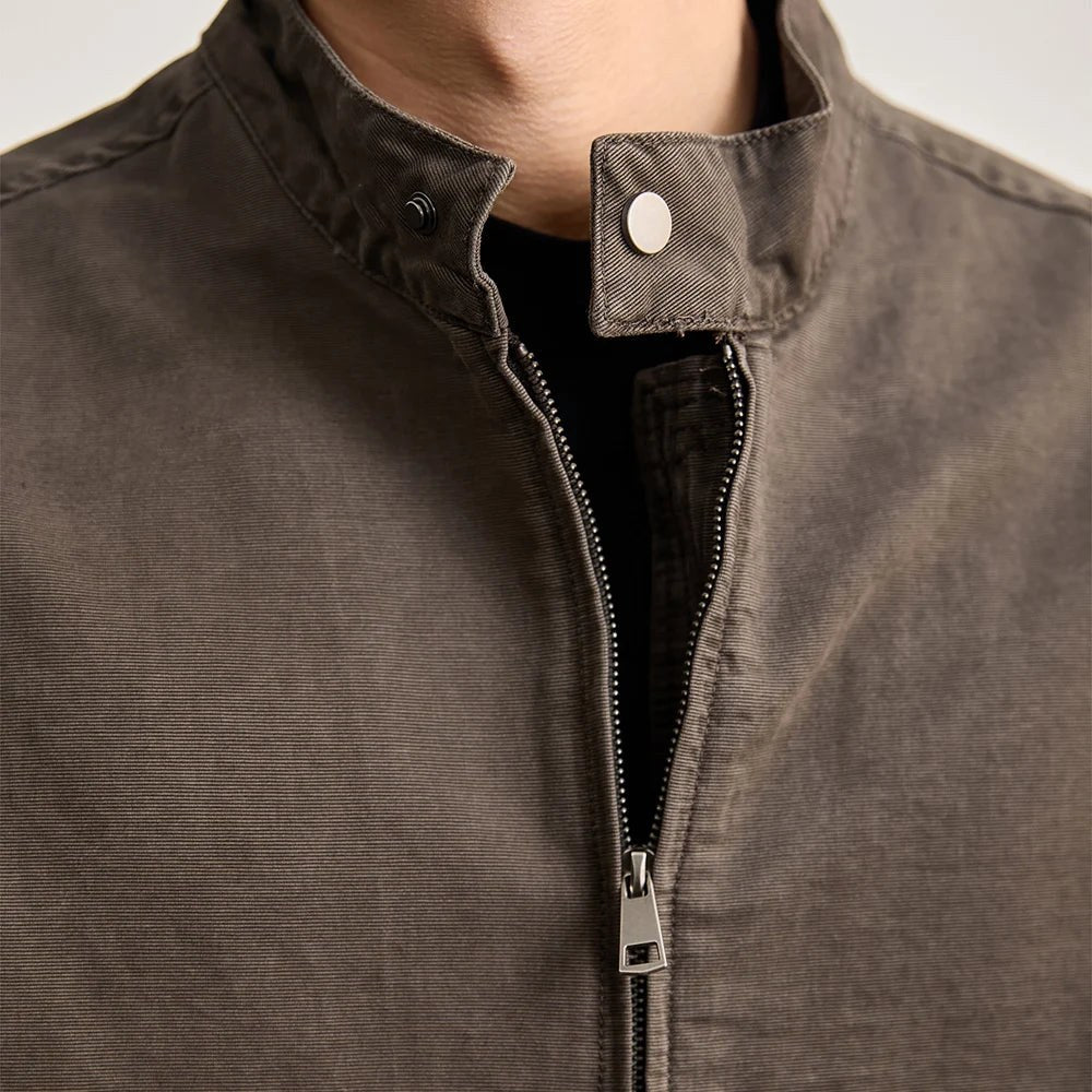Leonardo spring washed cotton jacket