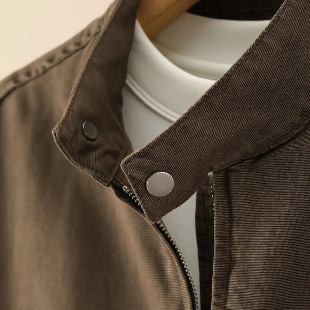 Leonardo spring washed cotton jacket
