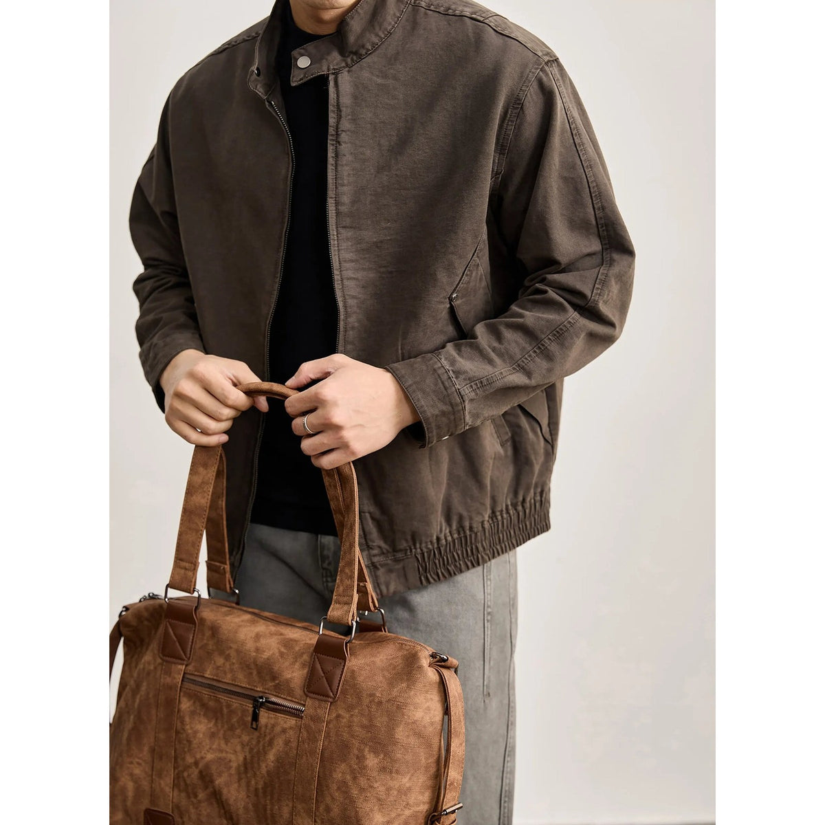 Leonardo spring washed cotton jacket