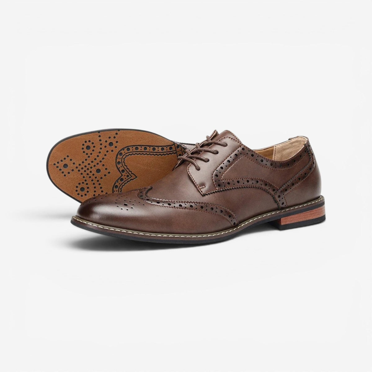 Leonardo stylish brogue elegant shoes