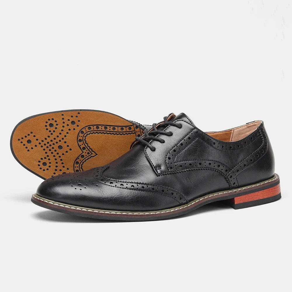 Leonardo stylish brogue elegant shoes