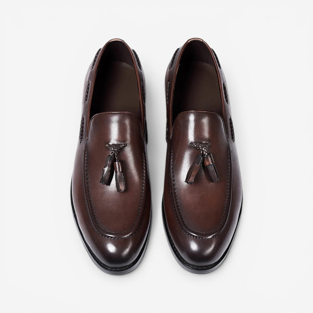 Leonardo tassel genuine leather loafers