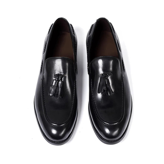 Leonardo tassel genuine leather loafers