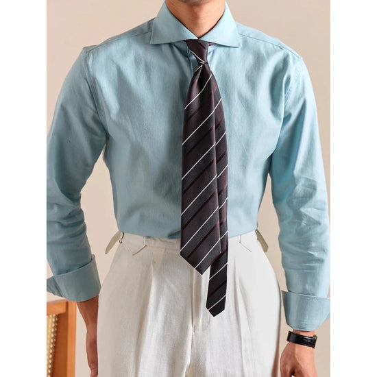 Linen-cotton breathable elegant shirt