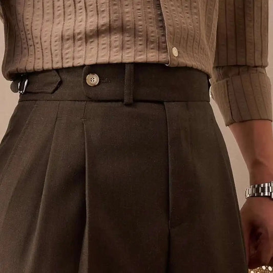 Linen italian gentleman trousers