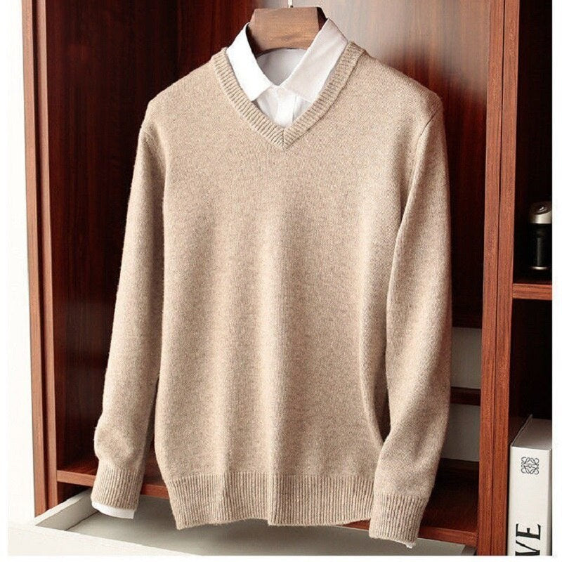 Men's autumn knitted sweater
