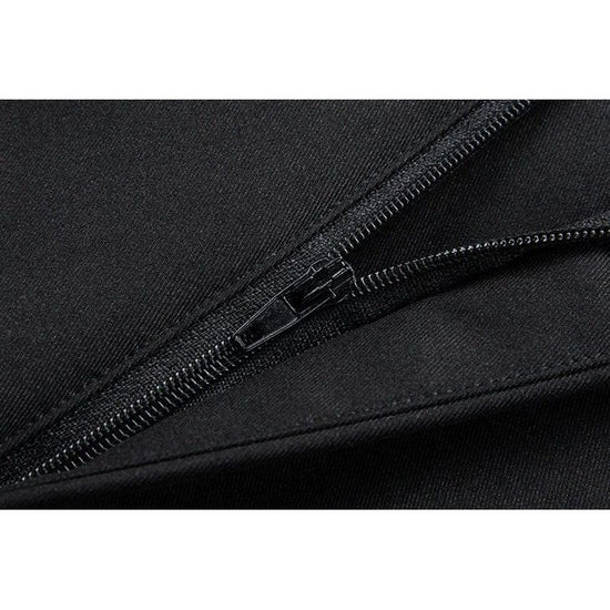 Men's black shirt and black trousers set