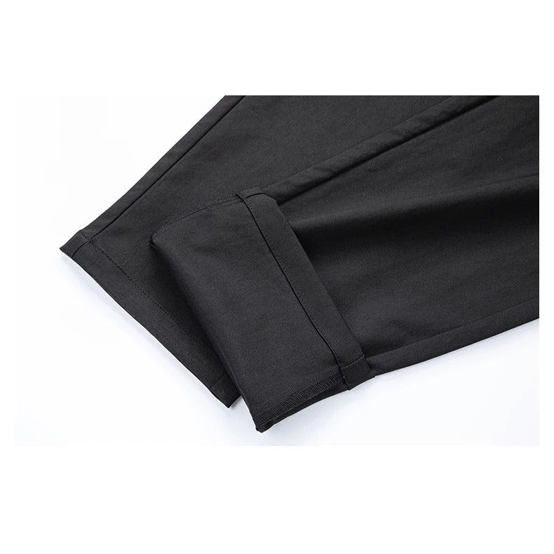 Men's black shirt and black trousers set