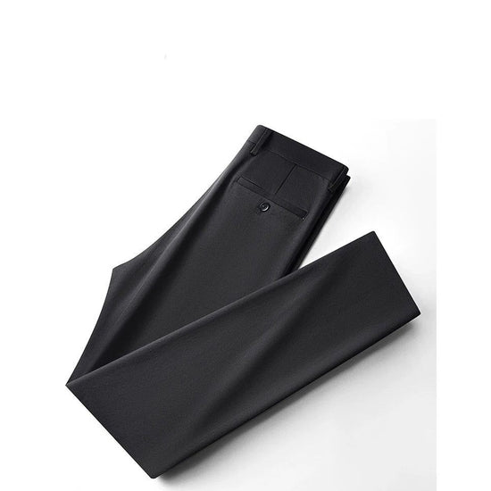 Men's black shirt and black trousers set