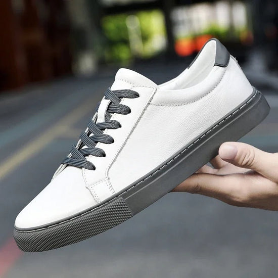 Men's breathable genuine leather casual shoes