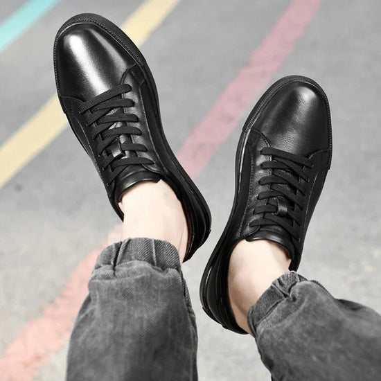 Men's breathable genuine leather casual shoes
