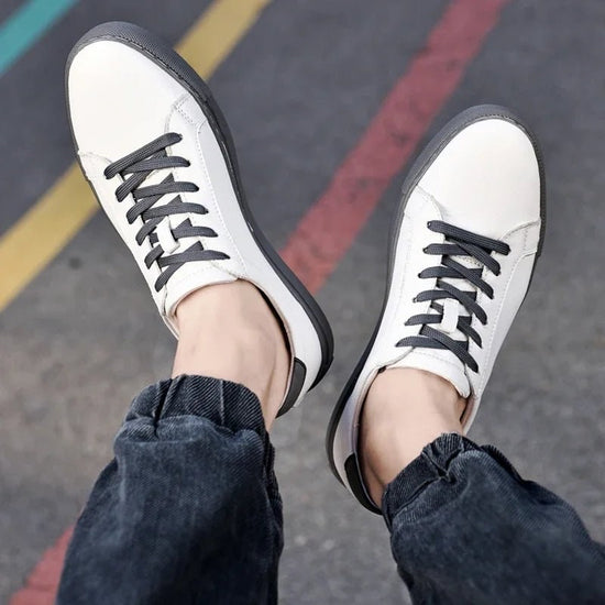 Men's breathable genuine leather casual shoes