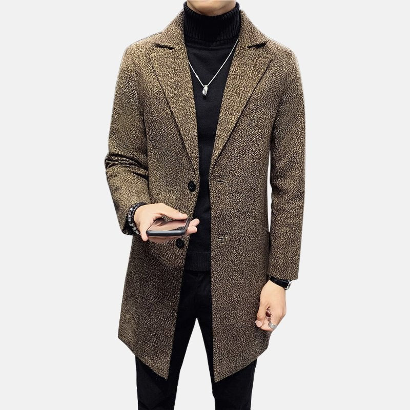 Men's british-style overcoat