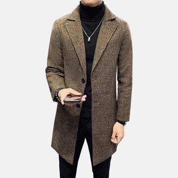 Men's british-style overcoat