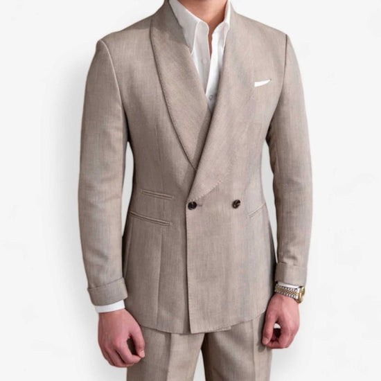Men's British-Style Two-Piece Wedding Suit