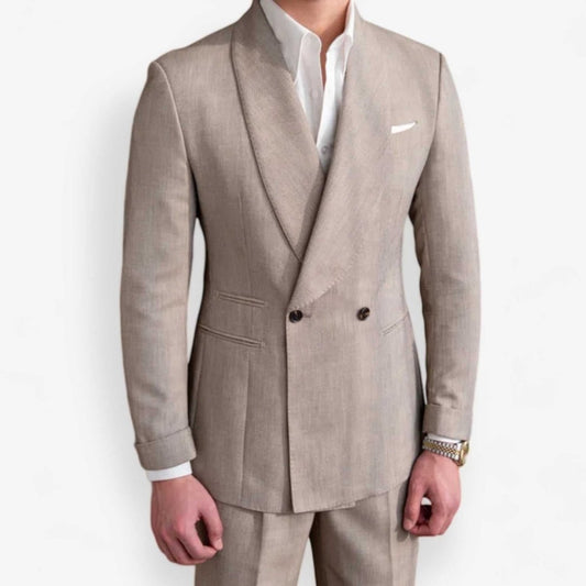 Men's British-Style Two-Piece Wedding Suit