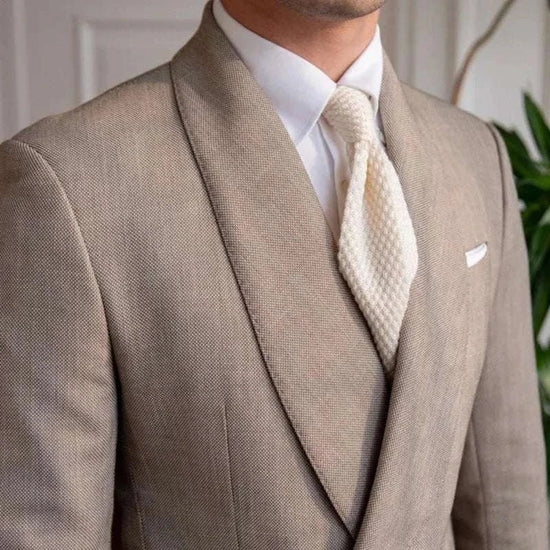 Men's British-Style Two-Piece Wedding Suit