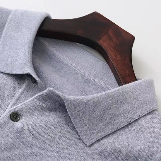 Men's cashmere-cotton blend sweater