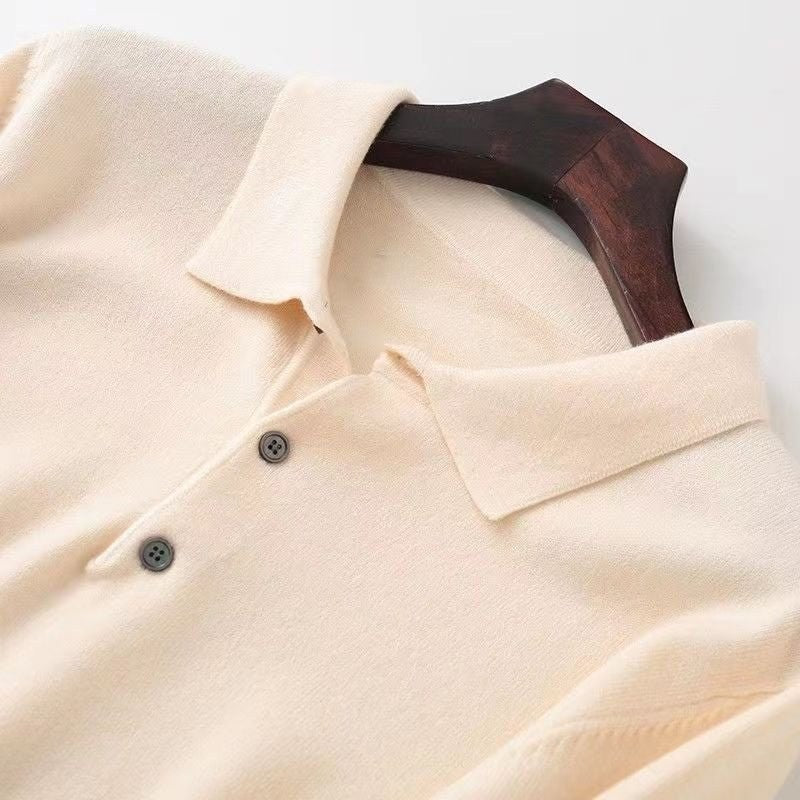 Men's cashmere-cotton blend sweater