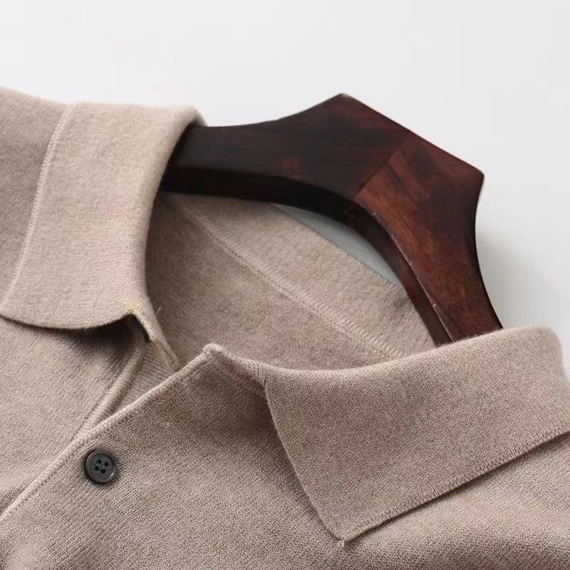 Men's cashmere-cotton blend sweater