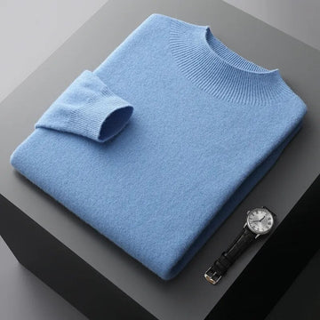 Men's Cashmere-Wool Blend Sweater