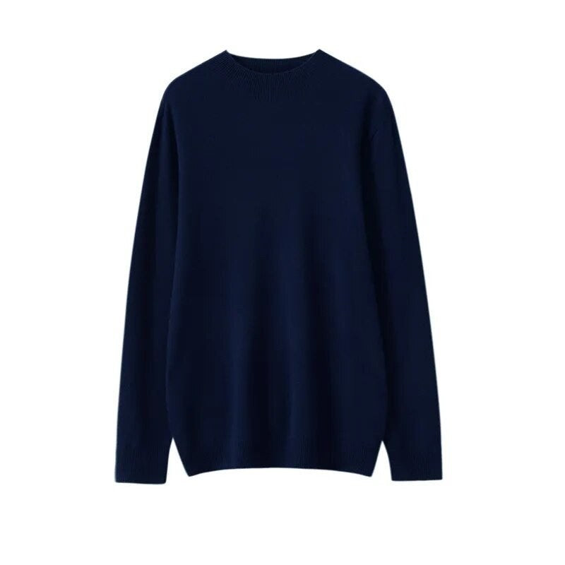 Men's Cashmere-Wool Blend Sweater