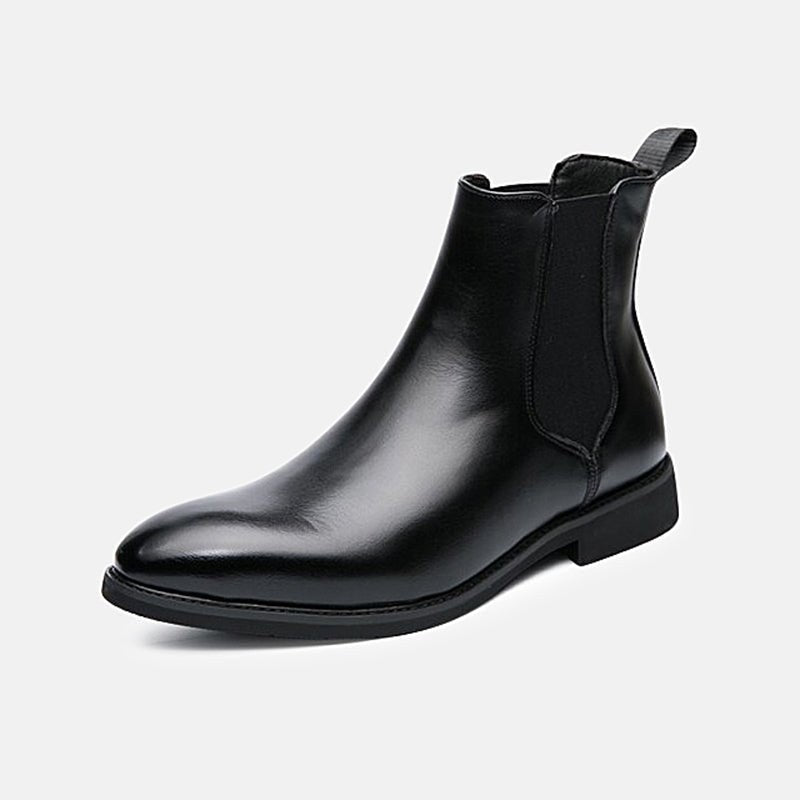 Men's casual leather chelsea boots
