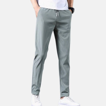 Men's casual slim-fit trousers