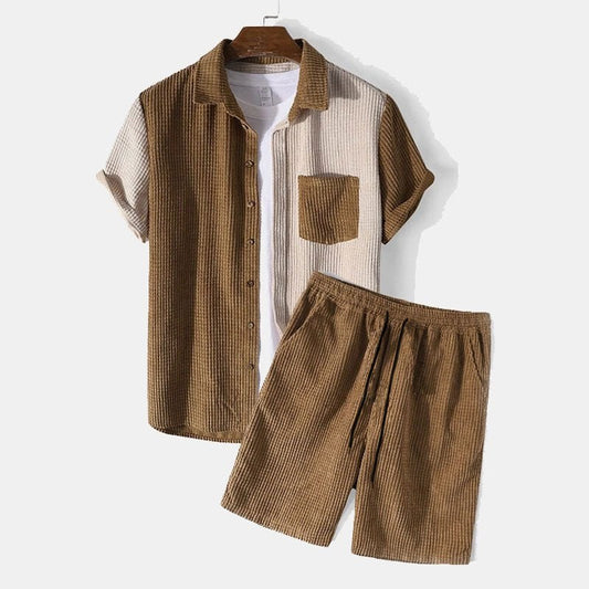 Men's Casual T-Shirt and Shorts Set