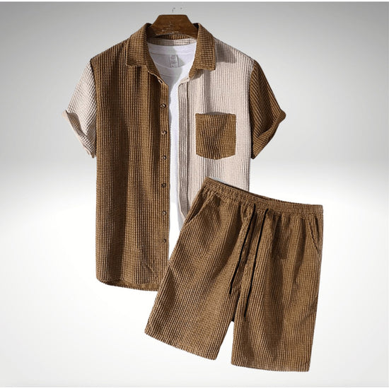 Men's Casual T-Shirt and Shorts Set