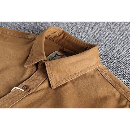 Men's cotton cargo shirt
