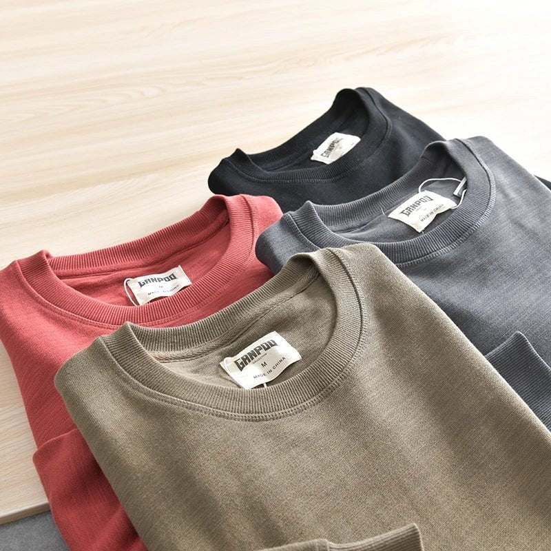 Men's cotton fitness sweatshirt