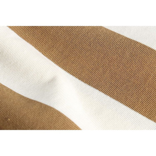 Men's cotton-linen striped t-shirt