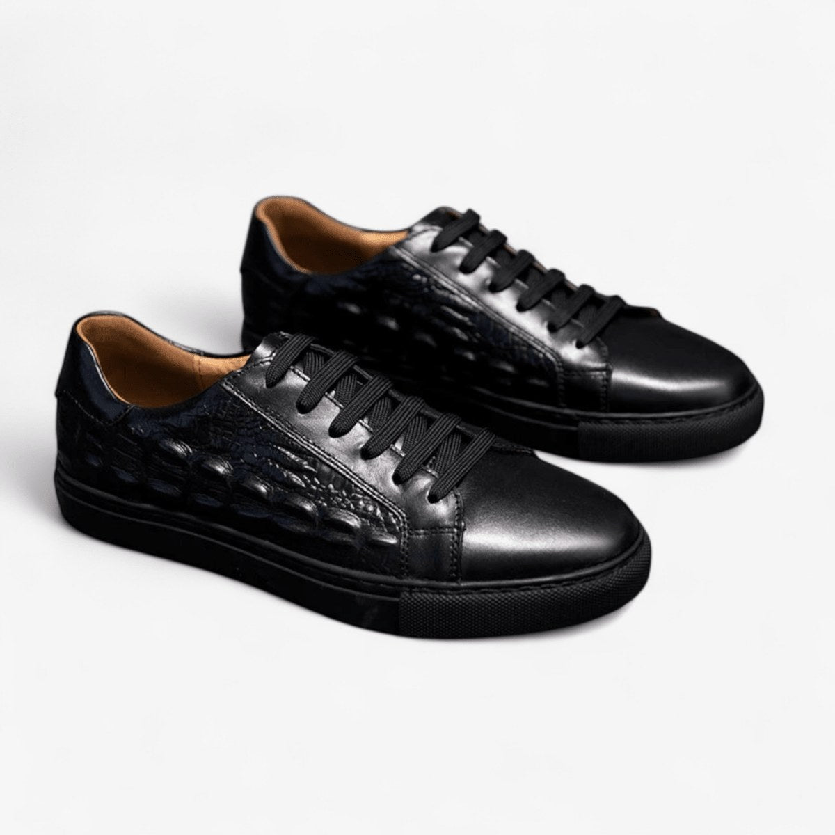 Men's cowhide leather casual shoes