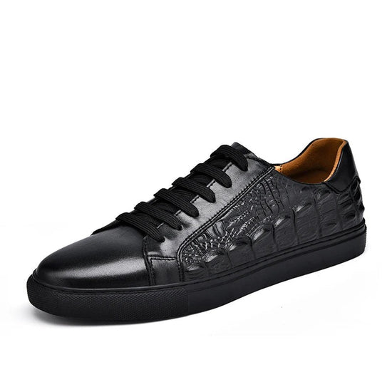 Men's cowhide leather casual shoes