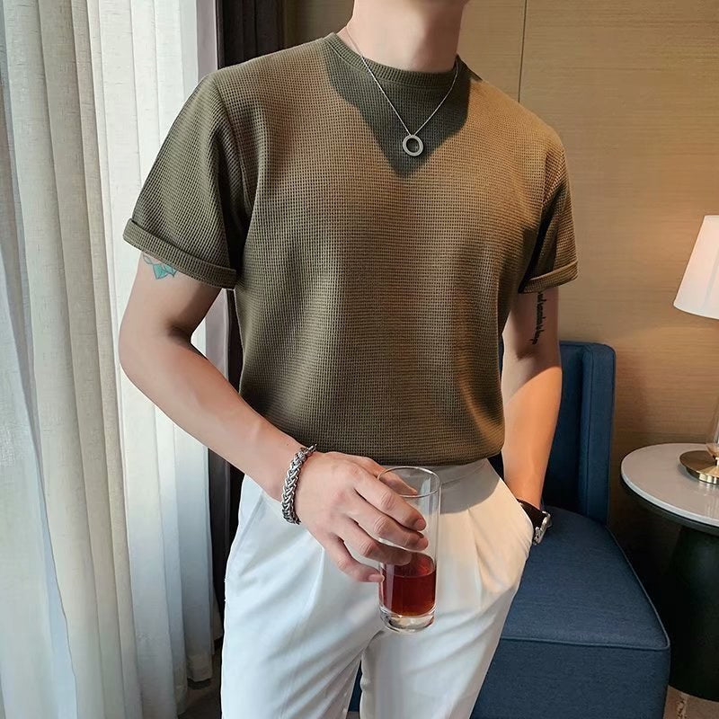 Men's crew-neck short-sleeve t-shirt
