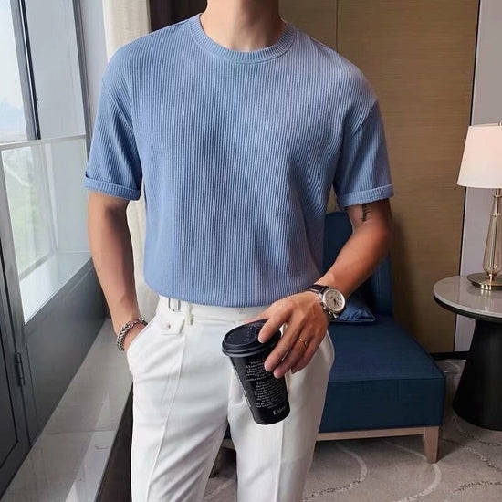 Men's crew-neck short-sleeve t-shirt