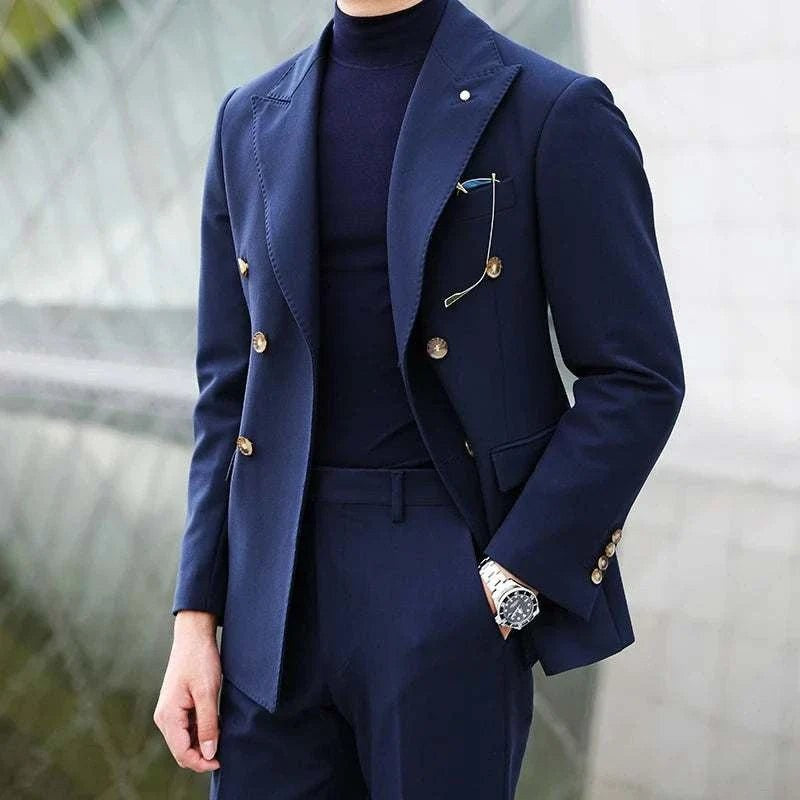 Men's elegant wedding suit