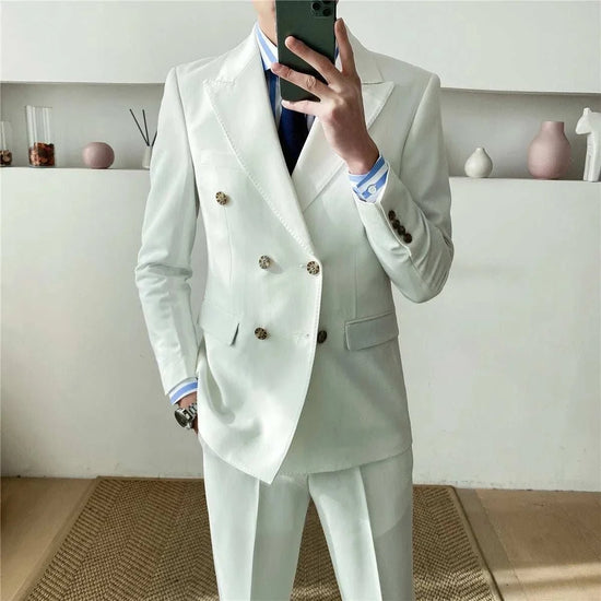 Men's elegant wedding suit