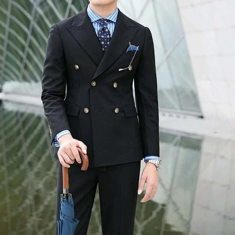 Men's elegant wedding suit