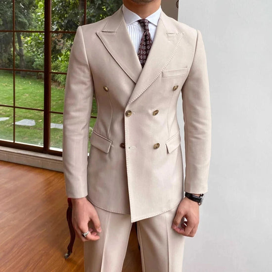 Men's elegant wedding suit