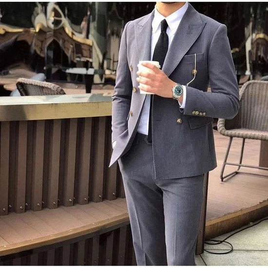 Men's elegant wedding suit