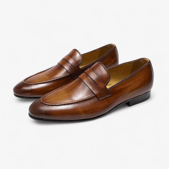 Men's Genuine Leather Penny Loafers