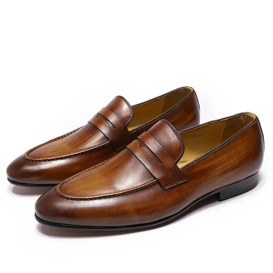 Men's Genuine Leather Penny Loafers