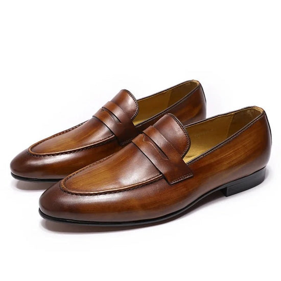 Men's Genuine Leather Penny Loafers