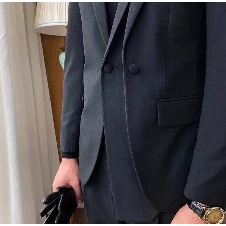 Men's Gray Two-Piece Formal Suit