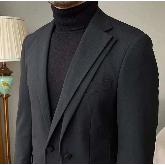 Men's Gray Two-Piece Formal Suit