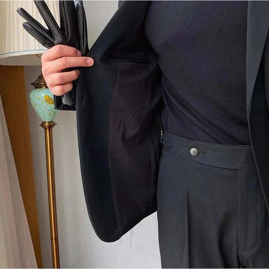 Men's Gray Two-Piece Formal Suit