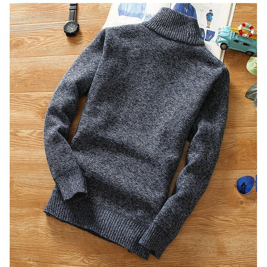 Men's half-zip sweater
